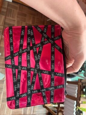 NARS Pink and Black Zip Cosmetic Pouch